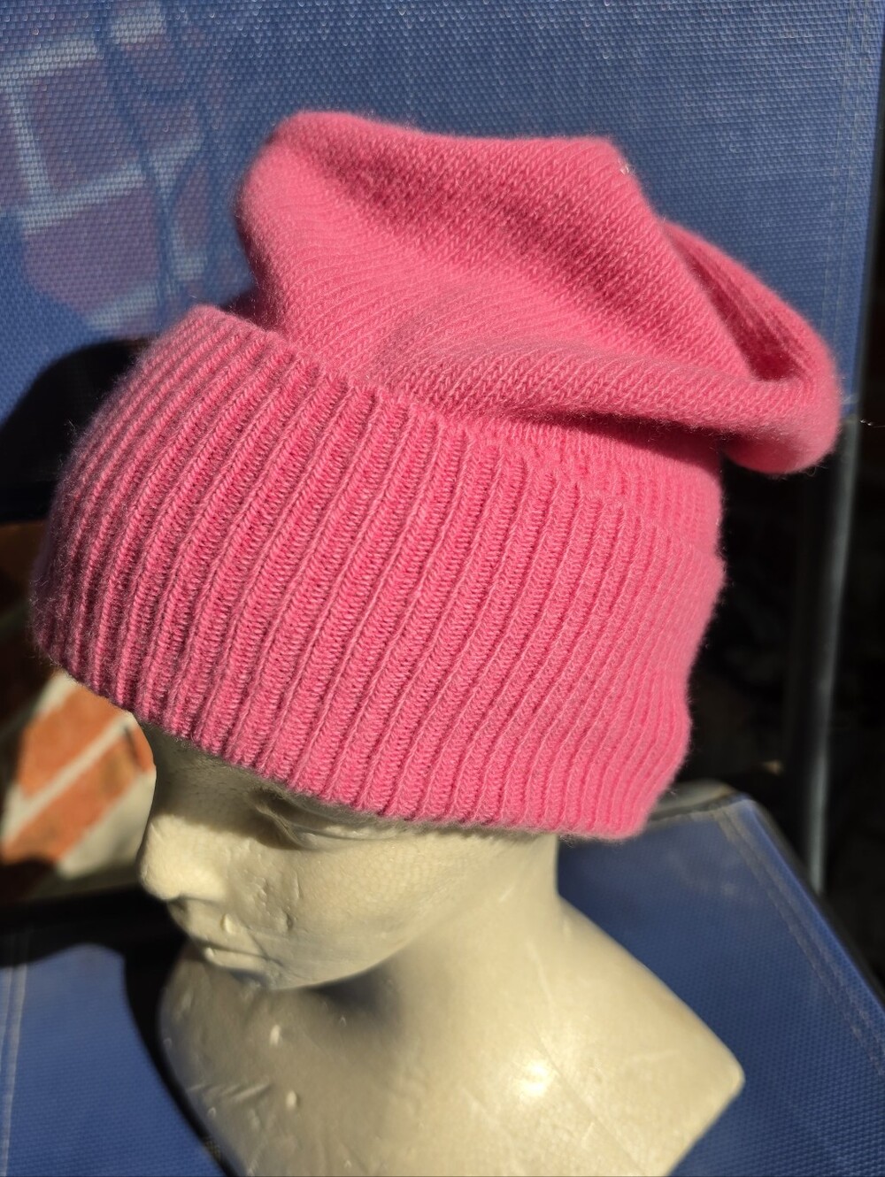 Pink 100% Cashmere Beanie